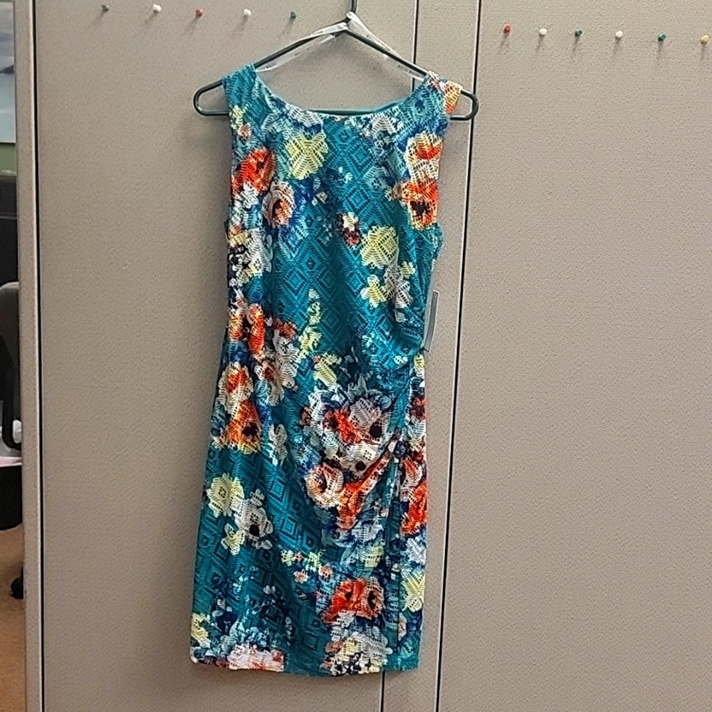 Floral "Lace" sleeveless midi dress